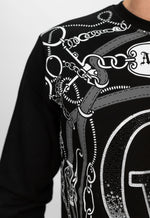 Black Diamante GV Ombre Sweatshirt