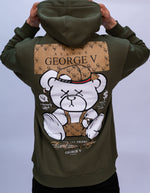 Khaki George V Teddy Hoodie
