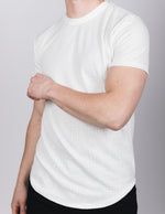 White Textured T-Shirt