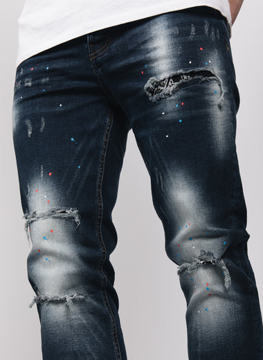 Modello Pain Splatter Jeans