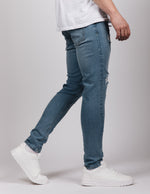 Blue 2Y Ripped Washed Jeans