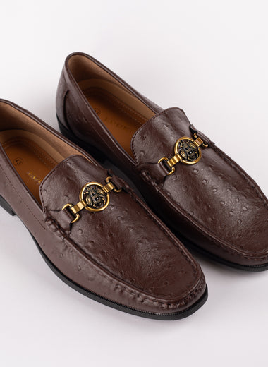 Horsebit Loafer with Gold Bee Detail