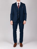 Max - Royal Blue Blazer With Contrast Buttons