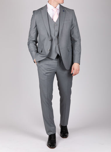 Grey Milano Couture Three Piece Suit