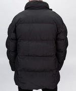 Black Zip-Up Puffer Jacket