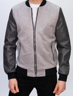 Grey & Black Contrast Jacket