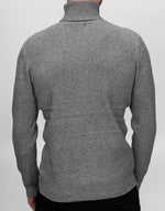 Light Grey Knitted Roll Neck