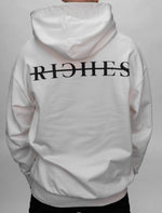 White Crossed Out Riches Hoodie