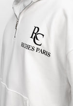 White Half Zip Riches Paris Tracksuit