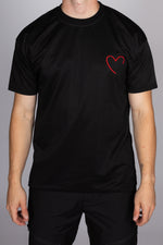 Embroidered Love Heart T-Shirt