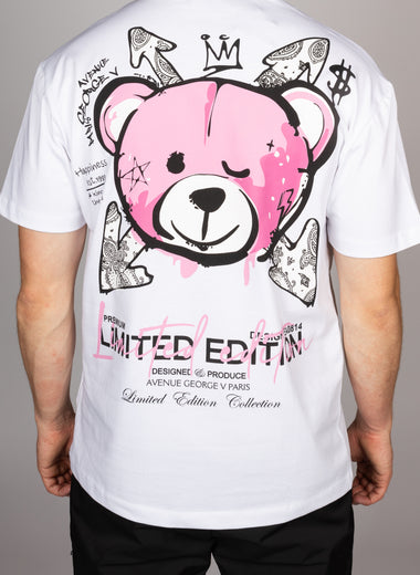 Limited Edition Pink Teddy Print T-Shirt