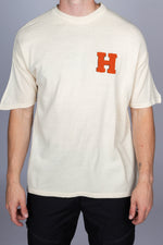 Embroidered 'H' Detail Crew Neck T-Shirt