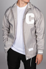 Collared Varsity 'C' Detail Jacket