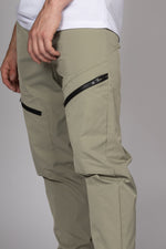 Front Zip Detail Cargo Pants