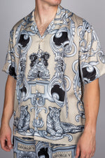 George V Baroque Pattern Shirt & Short Set