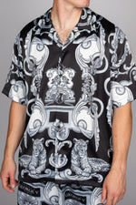 George V Baroque Pattern Shirt & Short Set