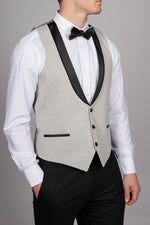 Light Grey Peak Lapel Tux