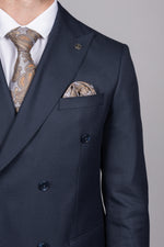 Navy Double Breasted Suit