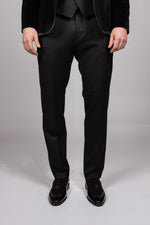 Black Velvet Tux Three Piece Suit