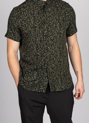 Floral Pattern Short Sleeve Shirt