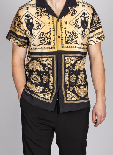 Brogue Print Short Sleeve Shirt