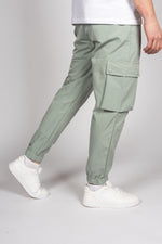 Casual Drawstring Button Pocket Cargos