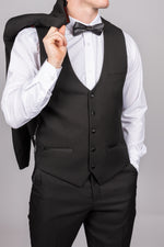 Dalton - Black Diamond Waistcoat