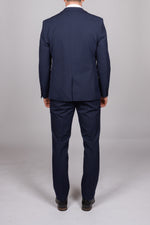 Bromley - Navy Check Blazer