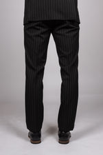 Rocco - Black Pinstripe Trousers