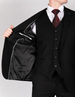 Black Milano Couture Three Piece Suit