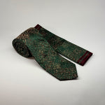 Bark Texture Tie & Pocket Square Set in Camo