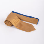 Textured Tie & Pocket Square Set in Gold