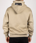 Riches Pattern Oversized Hoodie Khaki Green