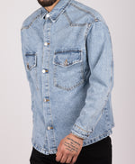 Coastal Blue Denim Overshirt