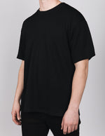 Black Knit Pattern T-Shirt