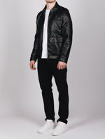 Black PU Leather Jacket