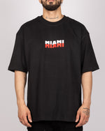 Oversized Miami Print T-Shirt