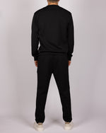 Utility Pocket Sweater & Joggers Set in Black