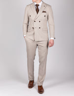 HM5 - Stone Tailored Double Breasted Blazer