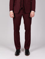 Max - Wine Tailored Trousers