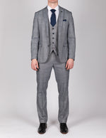 Jerry - Grey Check Trousers