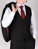 Danny - Black Three Piece Suit