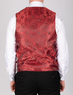 Kelvin - Wine Single Breasted Waistcoat