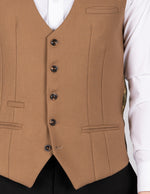 Kelvin - Oak Single Breasted Waistcoat