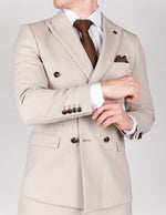 HM5 - Stone Tailored Double Breasted Blazer