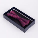 Paisley - Berry Bow Tie & Pocket Square Set