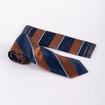 Striped Tie & Pocket Square Set