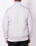 Grey Quilted Pocket Detail Jacket