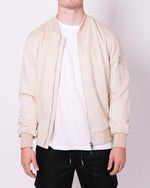 Suede Bomber Jacket