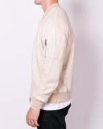 Suede Bomber Jacket